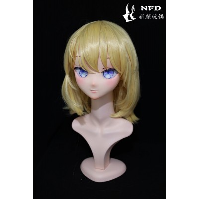 (NFD042)Customize Handmade Crossdress Full Head Female/Girl Resin Japanese Cartoon Character Animego Cosplay Kigurumi Mask